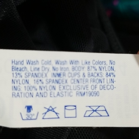 Vintage 1980's OLGA black slip chemise 36 - Picture 9 of 9